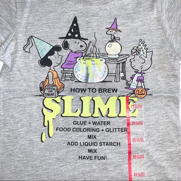 Girls’ Snoopy slime Halloween t-shirt - Picture 3 of 7